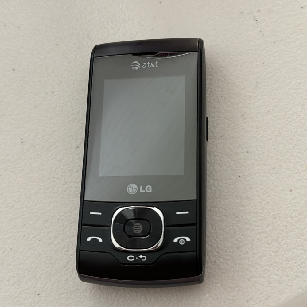 LG GU295 - Black ( AT&T ) Cellular Slider Phone